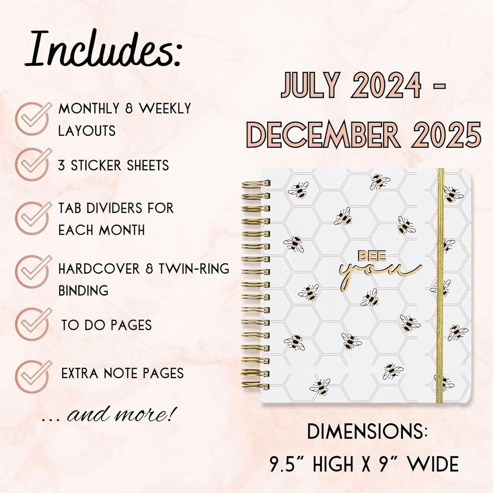 Votum 18 Month Planner 2024-2025 - July 2024- Dec 2025 Planner- Daily Weekly ... - Picture 8 of 10
